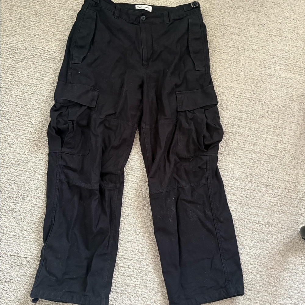 TNA Black Mega Cargo Pants